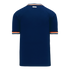 Athletic Knit V-Neck Baseball Jersey with Knitted Trim (BA1333)